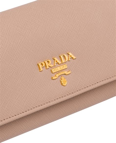 saffiano leather prada wallet.